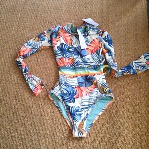 Ladies Surf Suit Rash guard One Piece